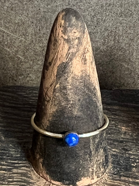 55 North Studio - Lapis Lazuli Stacker Ring